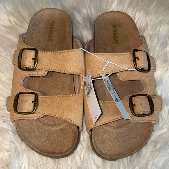 Old Navy Other - Old Navy Tan Sandals with Buckles NWT